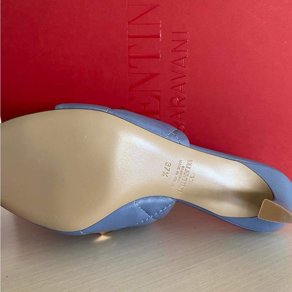 NWT Valentino Garavani Nappa Quilted Roman Stud Slides - Picture 6 of 8